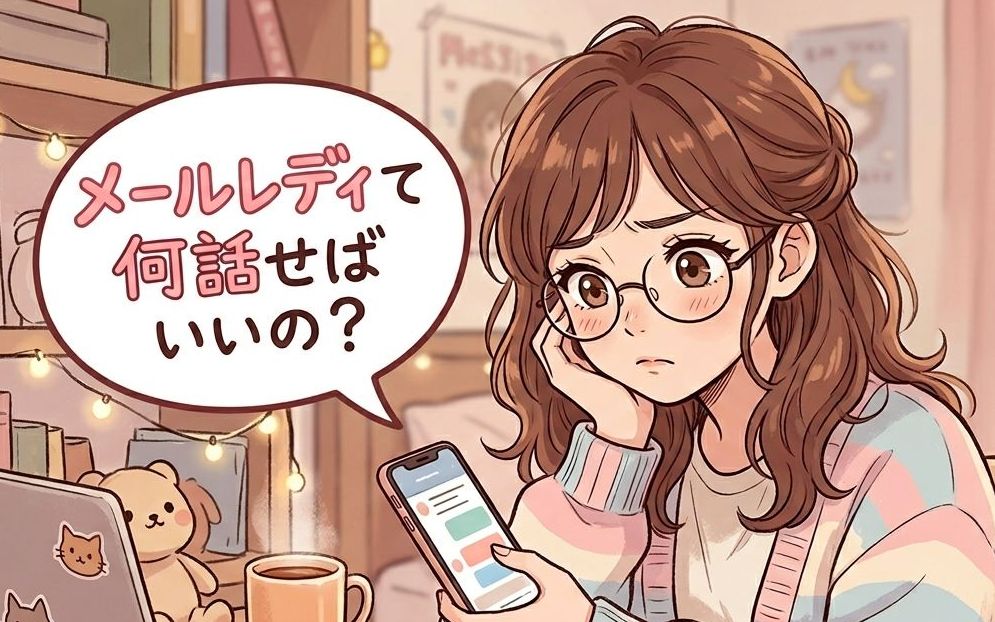 「メールレディ」てどんな仕事？どんな話するの？