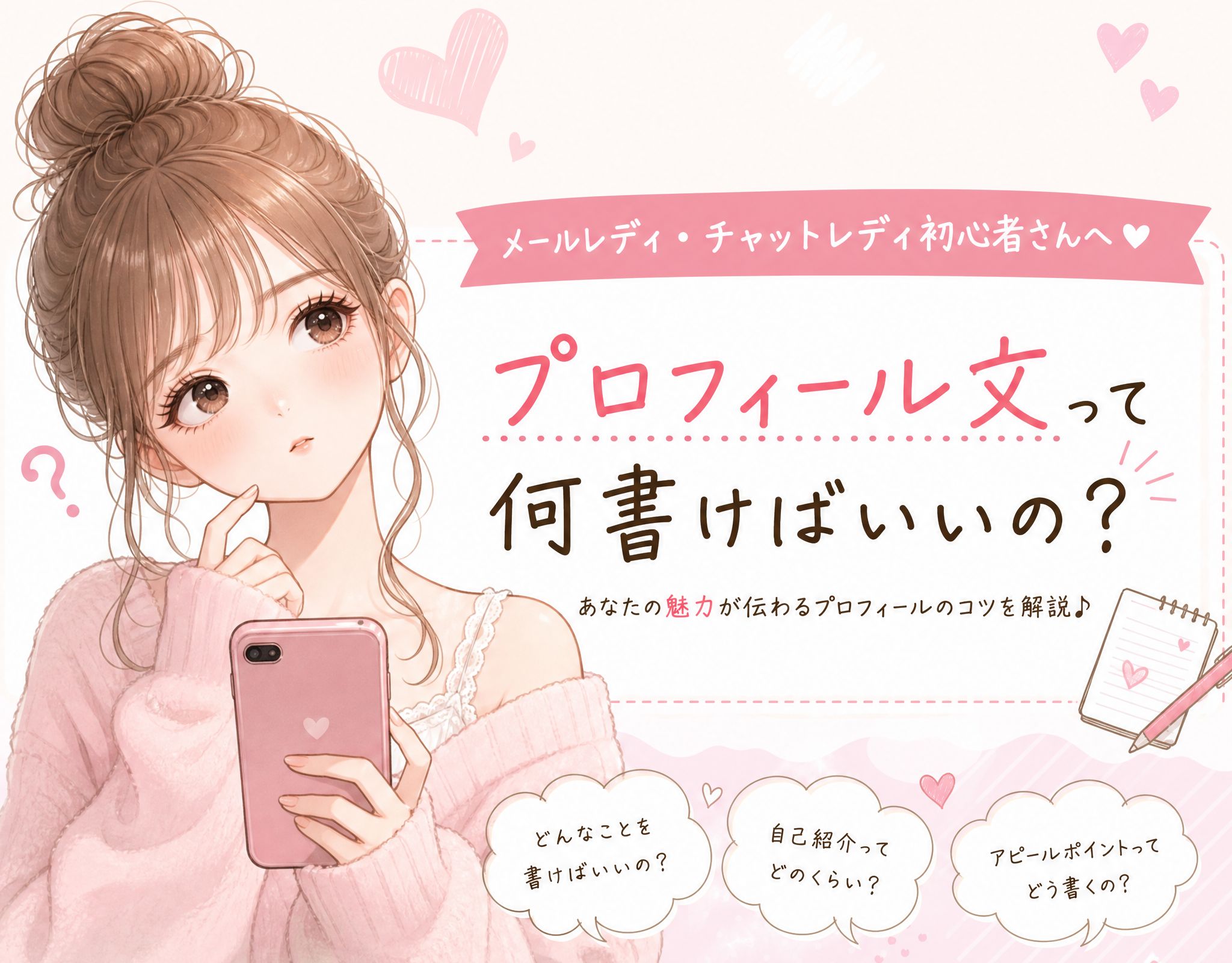 プロフィール文って何書けばいいの？①