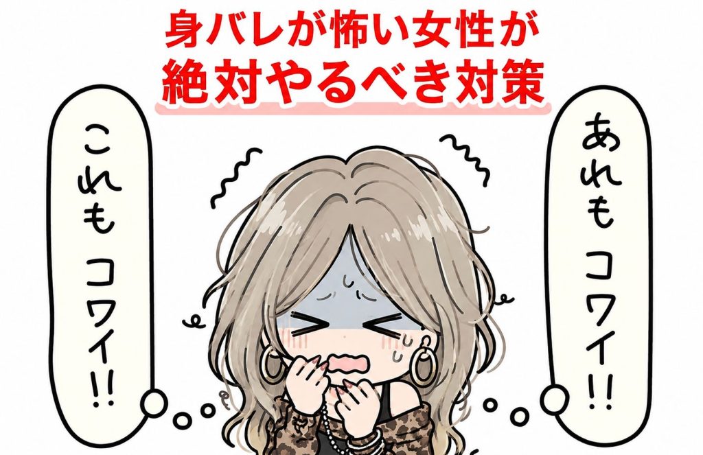 身バレが怖い女性が絶対やるべき対策７選